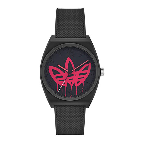 Adidas Project Two – Orologio Unisex Nero Logo Rosa (AOST22039)