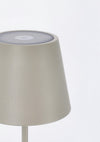 Lampada a led da tavolo Etna, monocolore, in acciaio verniciato, da 38 cm