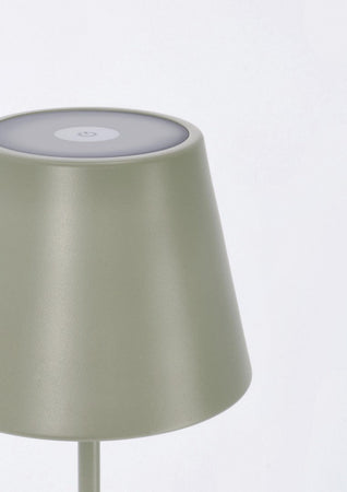Lampada a led da tavolo "Etna", monocolore, in acciaio verniciato, da 38 cm