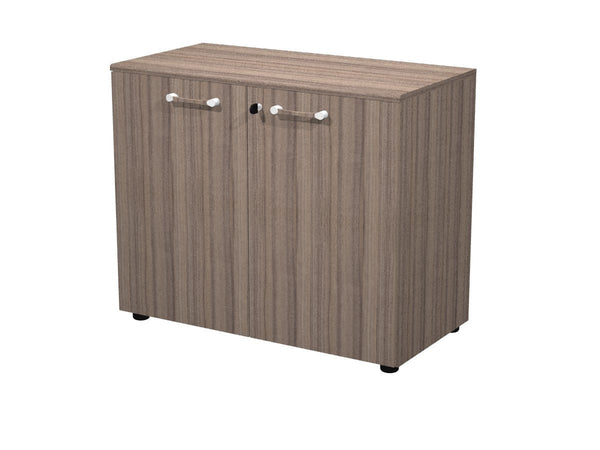 Mobile libreria da ufficio con piani interni e ante battenti cm. 90x45,2x73,2h