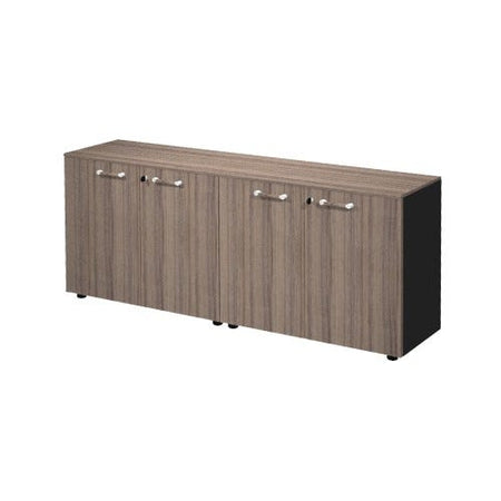 Mobile libreria da ufficio con piani interni e ante battenti cm. 90x45,2x73,2h