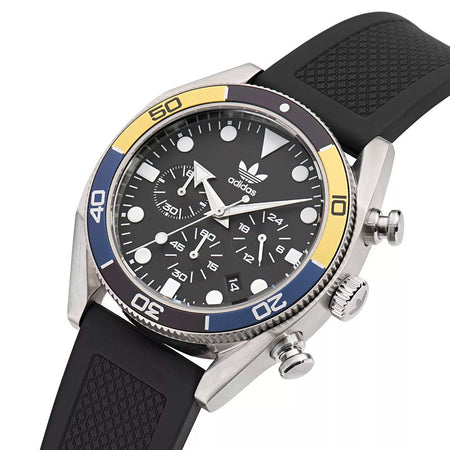 Adidas Edition Two – Orologio Uomo Cronografo Nero/Acciaio (AOFH23003)