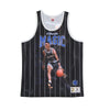 MITCHELL & NESS Canotta Tipo Basket Uomo Nba Behind the Back Tank Penny Hardaway Hardwood Classics Orlmag Black da uomo