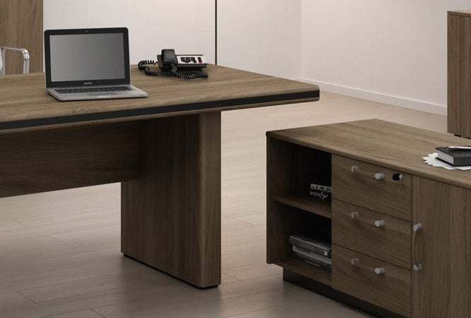 Mobile direzionale da ufficio con ante battenti cm. 90x45,2x124,4h