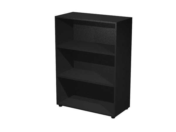 Libreria bassa da ufficio con piani interni a giorno cm. 90x43,4x124,4h