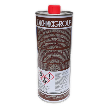 Italchimici Difesa Terrazze 1lt impermeabilizzante trasparente a solvente