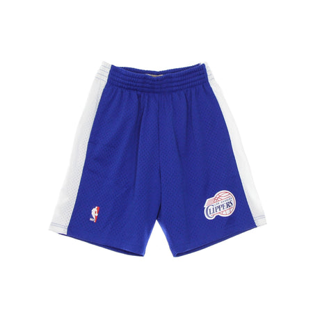 MITCHELL &amp; NESS Pantaloncino Basket Uomo Nba Swingman Shorts Hardwood Classics Loscli Royal/original Team Colors da uomo