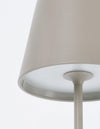 Lampada a led da tavolo Etna, monocolore, in acciaio verniciato, da 38 cm