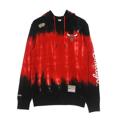MITCHELL & NESS Felpa Leggera Cappuccio Uomo Nba Tie-dye Hoodie Hardwood Classics Chibul Original Team Colors da uomo