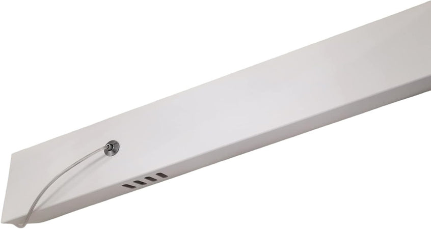 Lampadario A Sospensione Led 65w Bianco Spirale Ondulato Luce 6500k Vortice Orizzontale 32439