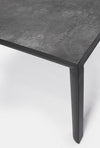 Tavolo rettangolare Mason con struttura in alluminio, piano in ceramica