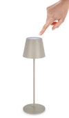 Lampada a led da tavolo Etna, monocolore, in acciaio verniciato, da 38 cm