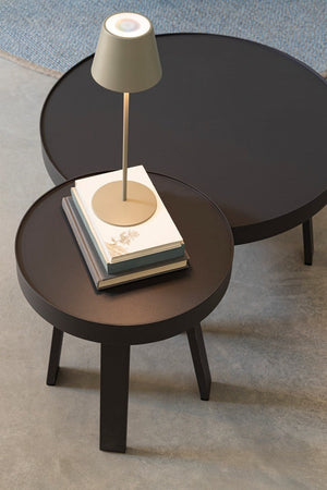 Lampada a led da tavolo "Etna", monocolore, in acciaio verniciato, da 38 cm