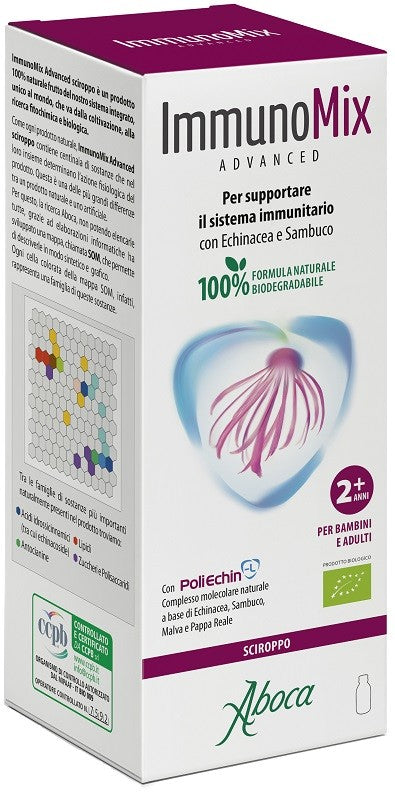 Immunomix advanced Sciroppo integratore alimentare 210 g Aboca