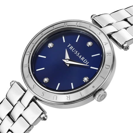 Trussardi T-Shiny – Orologio Donna Acciaio Blu Chic (R2453145514)