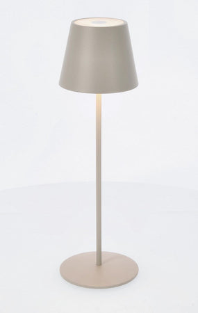 Lampada a led da tavolo "Etna", monocolore, in acciaio verniciato, da 38 cm