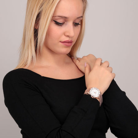 Sector 230 – Orologio Donna Oro Rosa Quadrante Bianco (R3253161531)