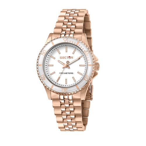 Sector 230 – Orologio Donna Oro Rosa Quadrante Bianco (R3253161531)