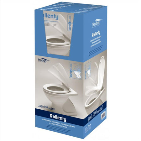 Copriwater sedile ricambio wc universale per sanitari bagno chiusura rallentatato