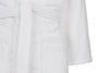 Trussardi Home Accappatoio con Cappuccio in Puro Cotone Overlogo S120 - Passarelli Biancheria