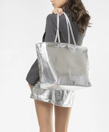 73BP9VT01 BORSE SHOPPING V73 Argento 0000000317