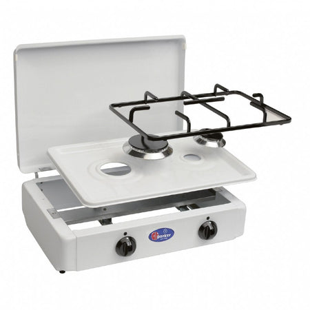 CFParker Fornello a Gas 2 Fuochi Gpl / Metano mod. FO200CBGP