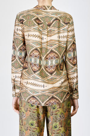 813 ANNALISA GIUNTINI Camicie Militare/testa di moro/beige da donna