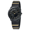 Orologio CALVIN KLEIN donna Minimal tempo acciaio nero / oro