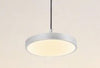 Lampadario A Sospensione Led 40w Argento Cerchio Tondo Moderno Minimal Luce 4000k 32934