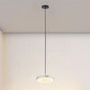 Lampadario A Sospensione Led 40w Argento Cerchio Tondo Moderno Minimal Luce 4000k 32934