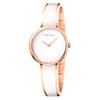 Orologio CALVIN KLEIN donna Seduce acciaio bianco / oro rosa