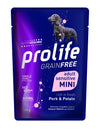 Prolife Grain Free mangime umido Cani Adulti Mini maiale e patate 100 gr