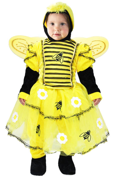 COSTUME CARNEVALE REGINA DELLE API BIMBA DA 13 A 36 MESI - PEGASUS 2010