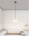 Lampadario A Sospensione Led 40w Bianco Cerchio Tondo Moderno Minimal Luce 6500k 32880