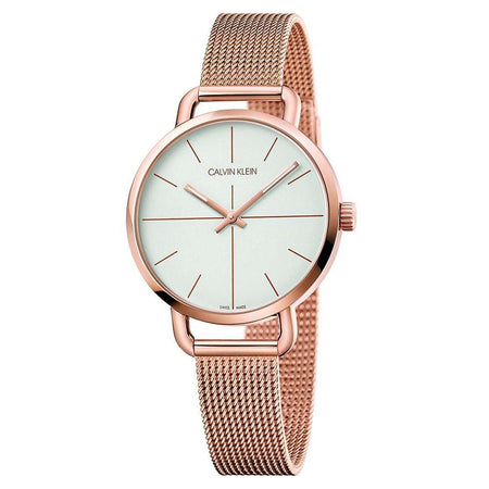 Orologio CALVIN KLEIN donna Even acciaio oro rosa / bianco