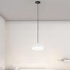 Lampadario A Sospensione Led 40w Bianco Cerchio Tondo Moderno Minimal Luce 6500k 32880