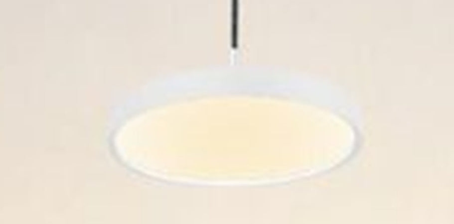 Lampadario A Sospensione Led 40w Bianco Cerchio Tondo Moderno Minimal Luce 4000k 32873