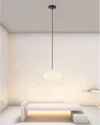 Lampadario A Sospensione Led 40w Bianco Cerchio Tondo Moderno Minimal Luce 4000k 32873