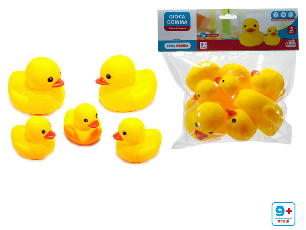 Set 5 Paperette Gomma