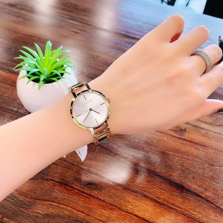 Orologio CALVIN KLEIN donna Cheers tempo acciaio dorato