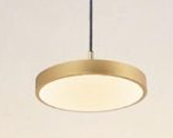 Lampadario A Sospensione Led 40w Oro Cerchio Tondo Moderno Minimal Luce 4000k 32910
