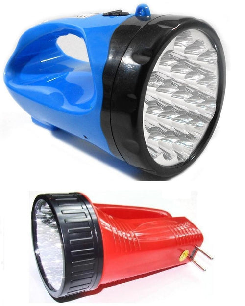 Torcia A 19 Led Lampada Ricaricabile Potente Luce Llumuna Potente Fino 500
