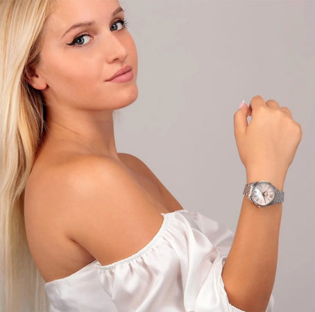 Orologio PHILIP WATCH Roma Donna Automatico Acciaio / Bianco MOP