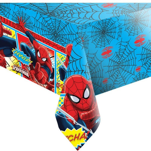 1 TOVAGLIA IN PLASTICA TEMA SPIDER MAN 120x180 CM