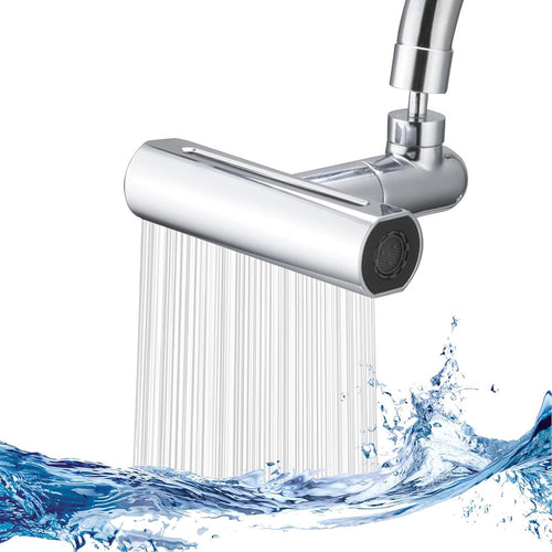 Aeratore Per Rubinetto 4 In 1 Lavello Estensione Cascata Per Cucina Bagno Argento