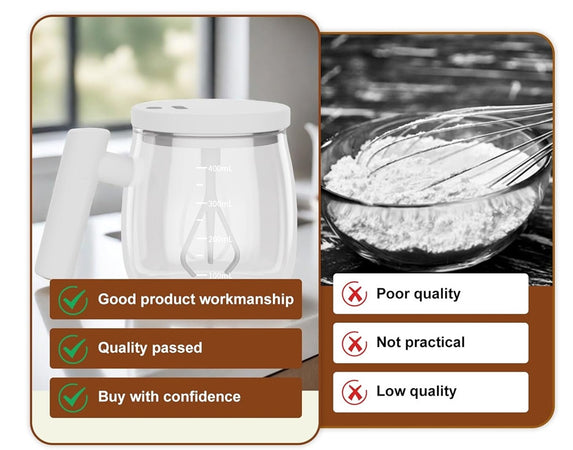 Self Stirring Mug 400ml Tazza Automescolante Automatica Per Caffè Latte Tè Cioccolato