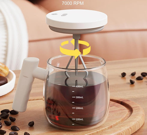 Self Stirring Mug 400ml Tazza Automescolante Automatica Per Caffè Latte Tè Cioccolato