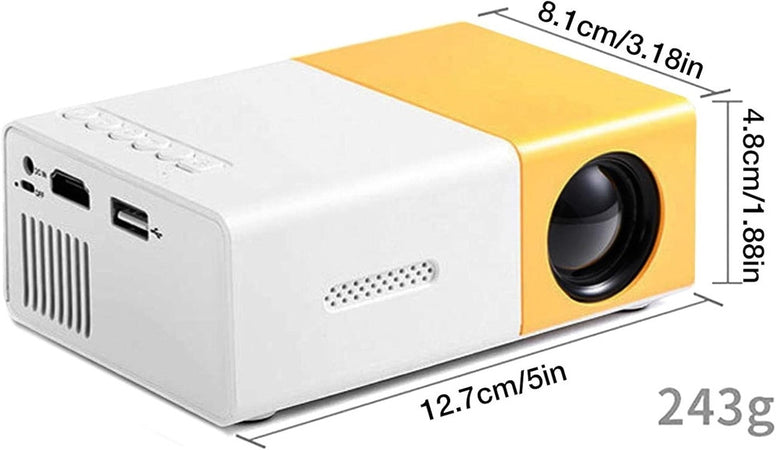 Mini Proiettore Portatile 1080p Telefono Smart Home Uso Esterno Usb Laptop Ios