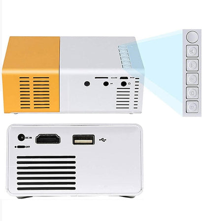 Mini Proiettore Portatile 1080p Telefono Smart Home Uso Esterno Usb Laptop Ios