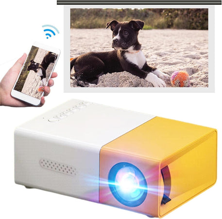 Mini Proiettore Portatile 1080p Telefono Smart Home Uso Esterno Usb Laptop Ios